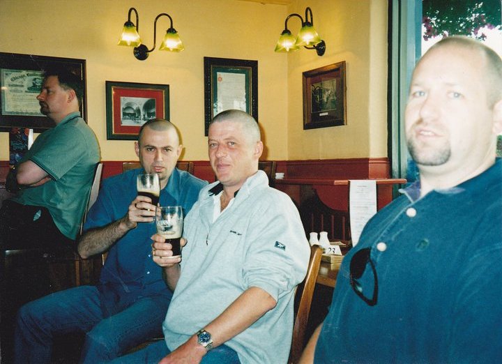 Gordon McFarlane, Spike Milligan and Mick Burns
